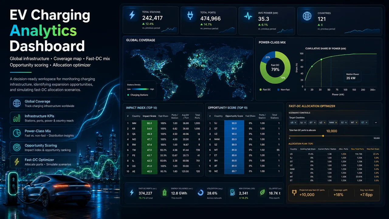 EV Charging Dashboard